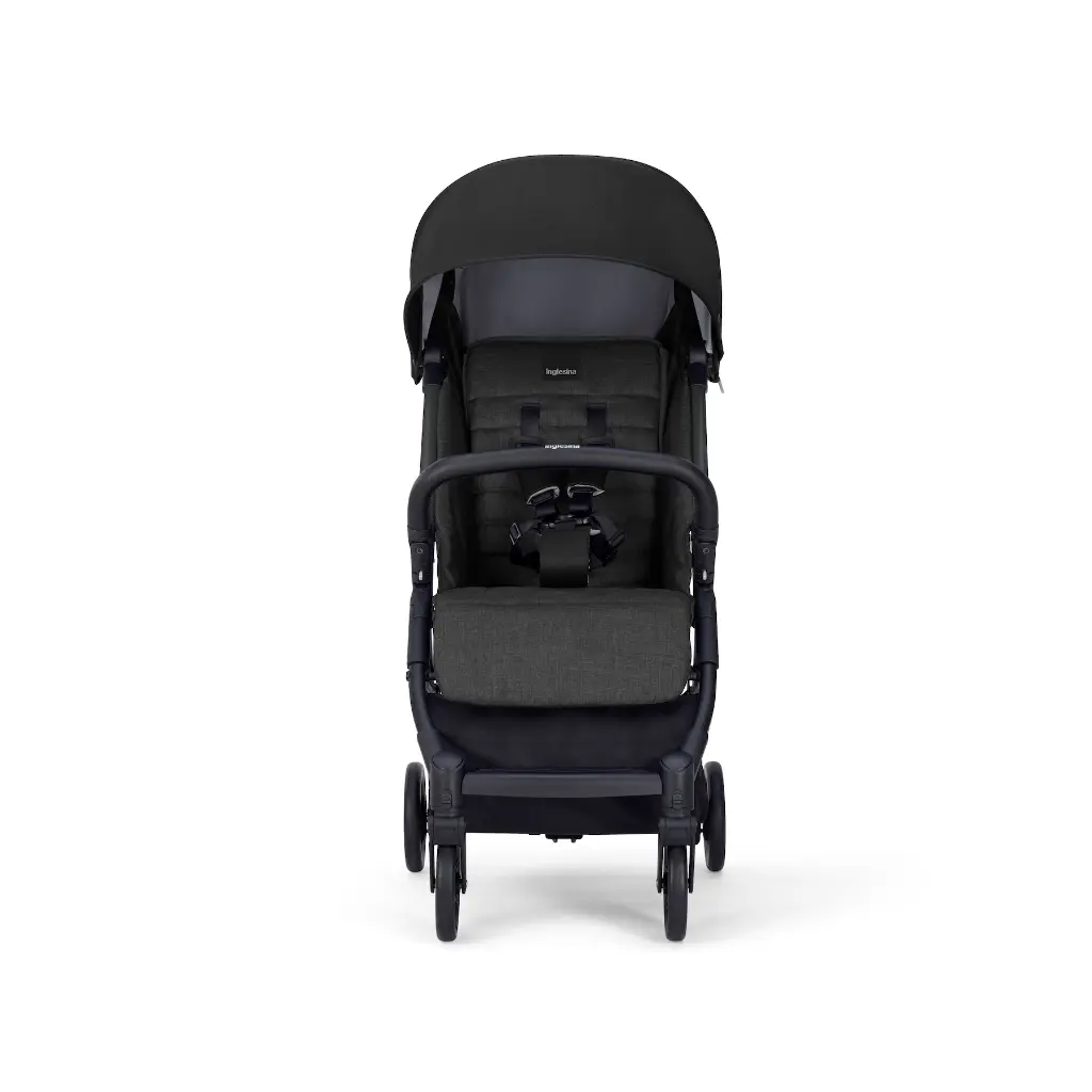 Quid stroller front view Puma Black.webp