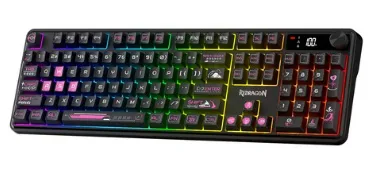 Teclado inalámbrico K526 PRO RGB para juegos, 104 teclas
