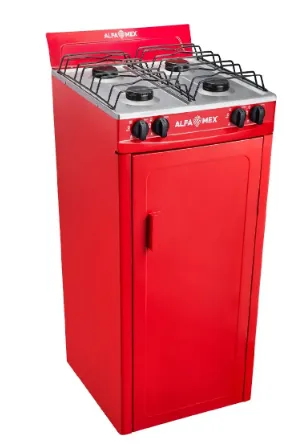 PARRILLA GABINETE 4 QUEMADORES