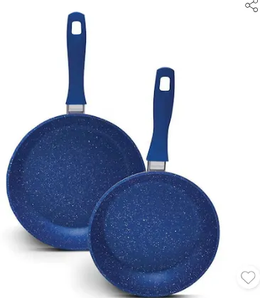 Juego de sartenes antiadherentes Azul 20 y 24 cm