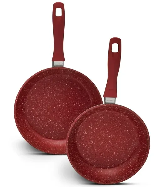Juego de sartenes antiadherentes Rojo 20 y 24 cm