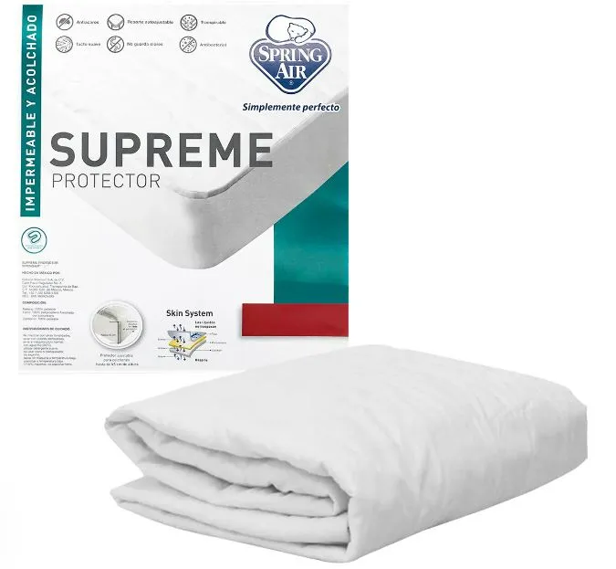 Protector de colchón acolchado e impermeable - supreme matrimonial	1031100207502 SPRING AIR