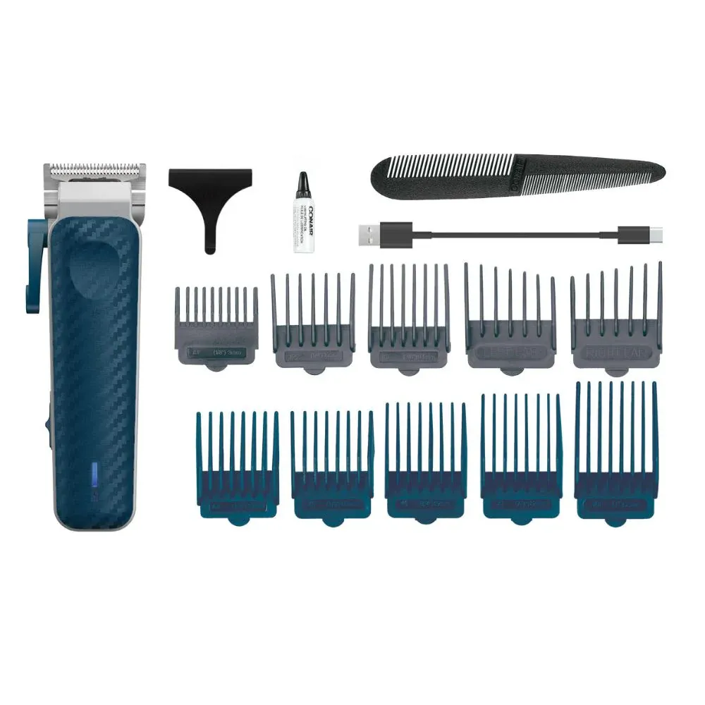 Jgo De Peluqueria Bateria Litio Azul Inalambrico	HC88ES CONAIR