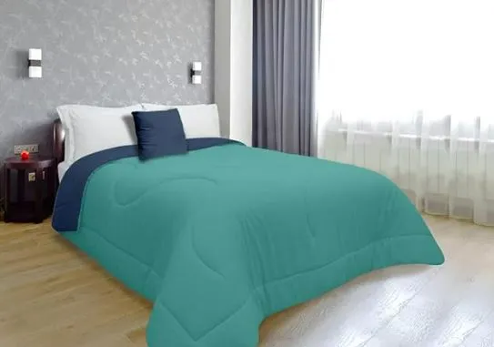 Set de Cama Colors Turquesa/Blue - King Size