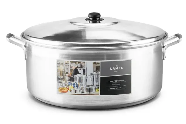 [6700-9] Budinera 40 Aluminio Natural c/ tapa Aluminio