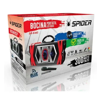 Portafolio bocina bluetooth con tweeter Azul