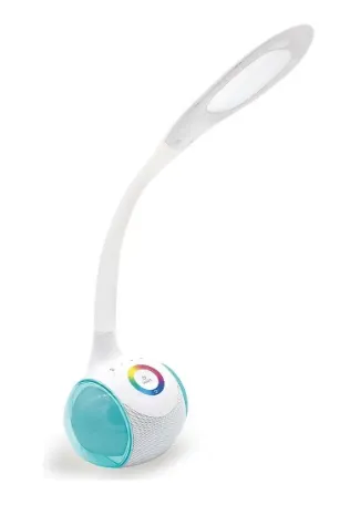 Lampara LED de escritorio con bocina incluida multicolor