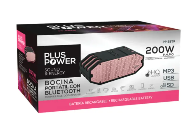 BOCINA BLUETOOTH/MP3 GRIS