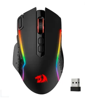Ratón inalámbrico para Juegos, 10000 dpi con Llave de Fuego rápido, 8 Botones Macro