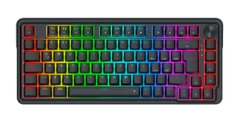 Teclado Gamer Redragon Qwerty K673rgb-m Sp Negro Español Latinoamérica
